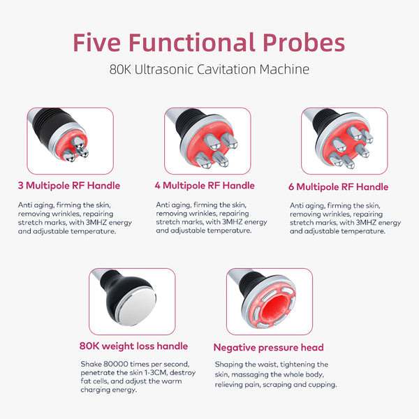 SQ149 Pro — аппарат кавитации 80K и RF, 5 в 1