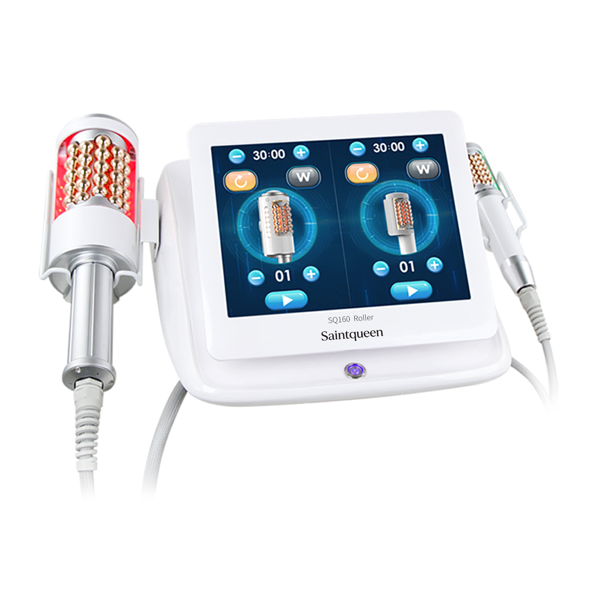 SQ160A — роликовый аппарат с вращением 360°, микровибрацией и LED-светом