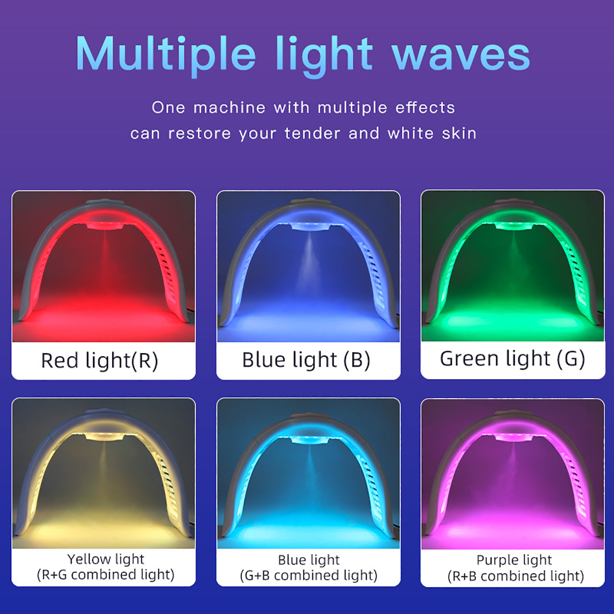 SQ97 — LED-аппарат с мелкодисперсным распылением, 170 LED, 7 цветов