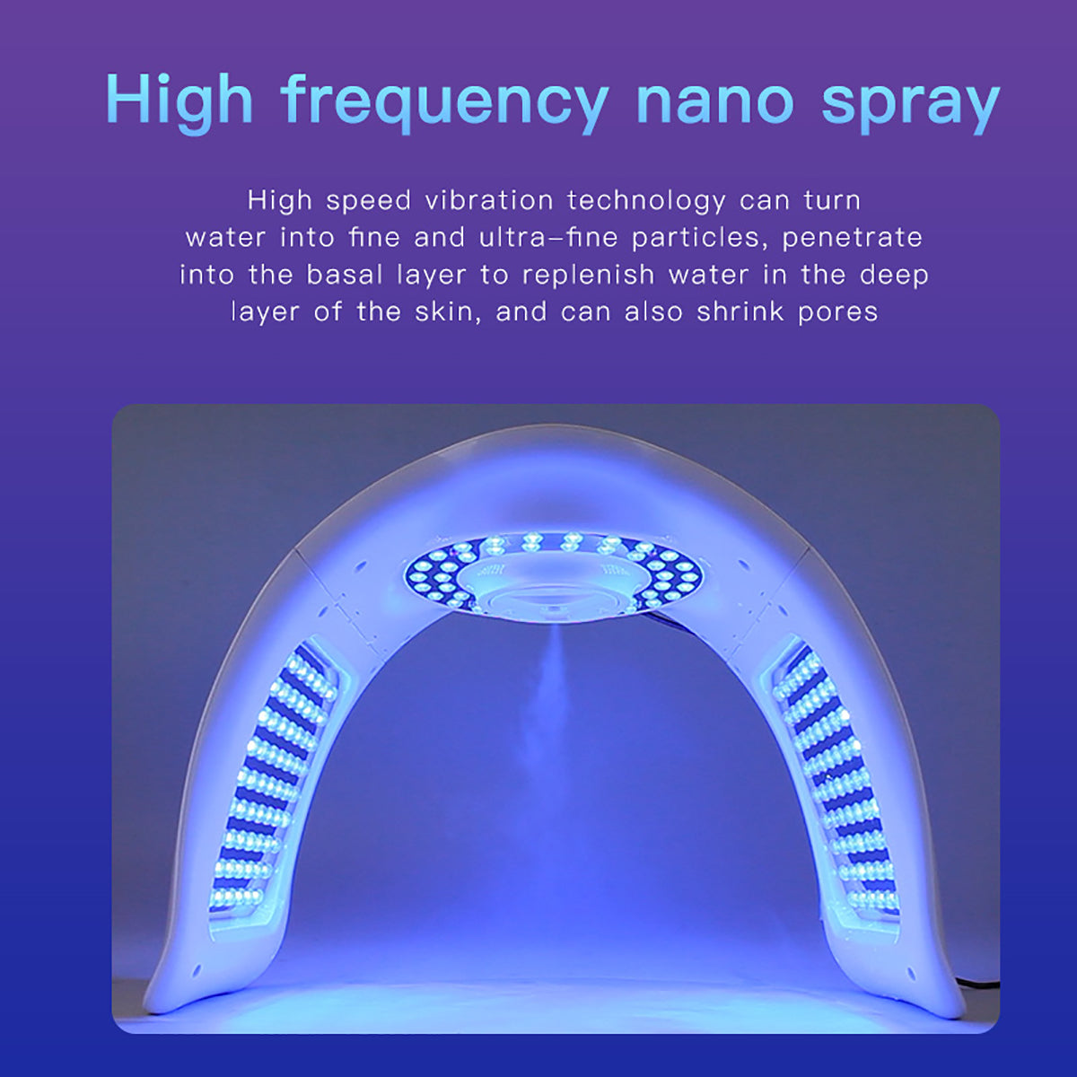 SQ97 — LED-аппарат с мелкодисперсным распылением, 170 LED, 7 цветов