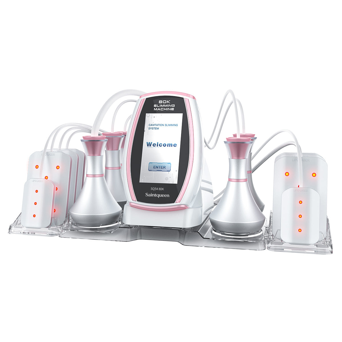 SQ54 Pro — аппарат кавитации 80K и RF с лазерными панелями, 6 в 1