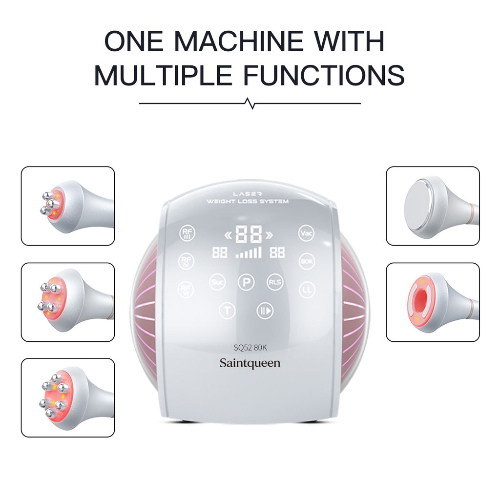 SQ52 Pro — аппарат кавитации 80K, RF и вакуумного массажа, 5 в 1