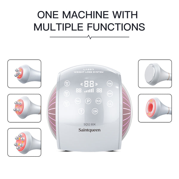SQ52 Pro — аппарат кавитации 80K, RF и вакуумного массажа, 5 в 1