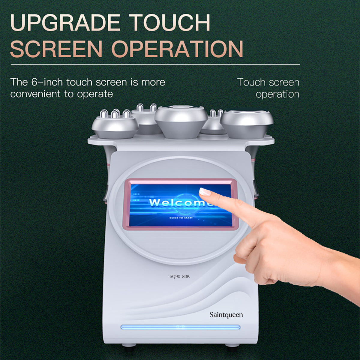 SQ90A Pro — аппарат кавитации 80K и RF, 5 в 1