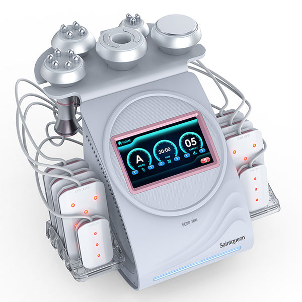 SQ90C Pro — аппарат кавитации 80K и RF, 6 в 1 с лазерными панелями