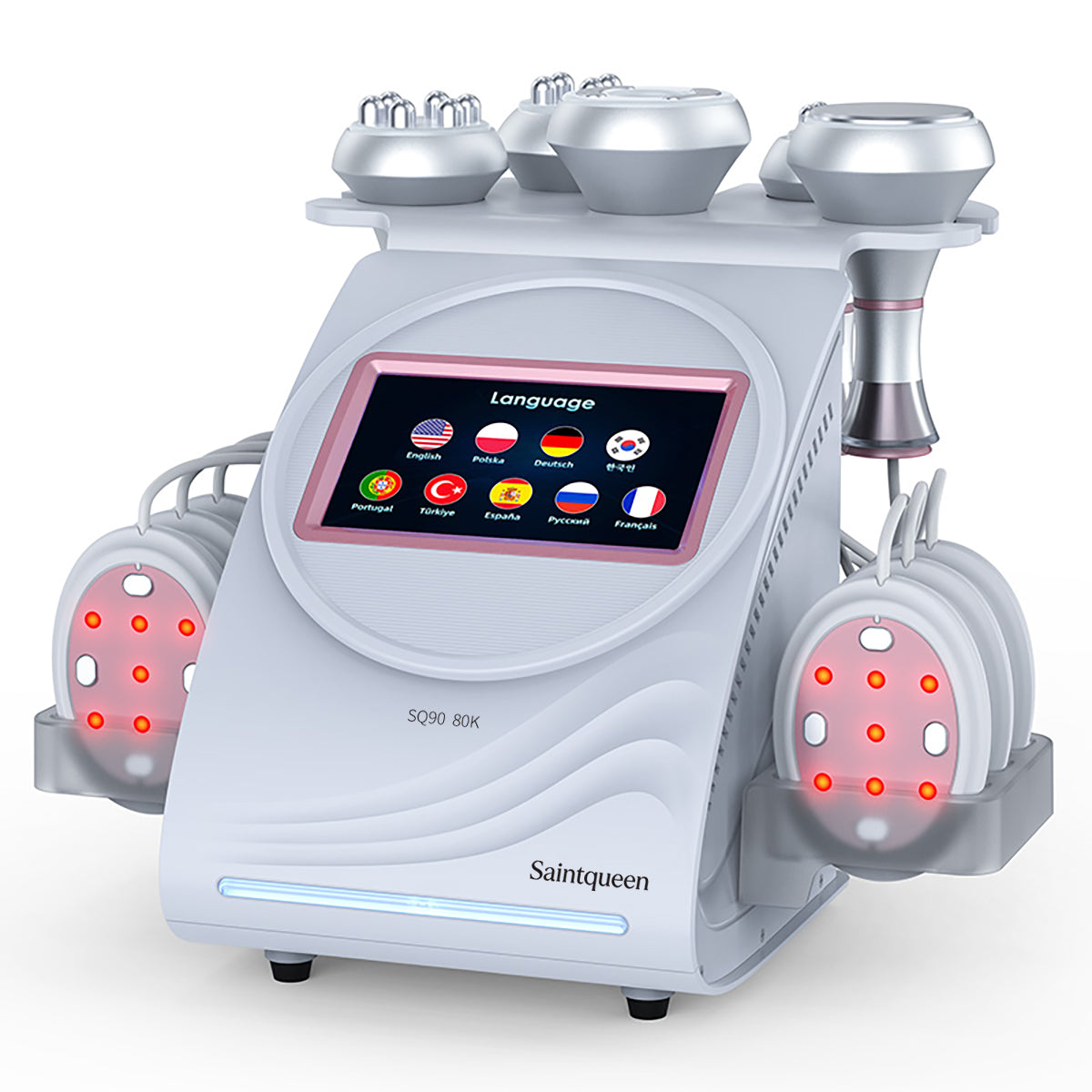 SQ90B Pro — аппарат кавитации 80K и RF, 6 в 1 с лазерными и микротоковыми панелями Главное изображение товара