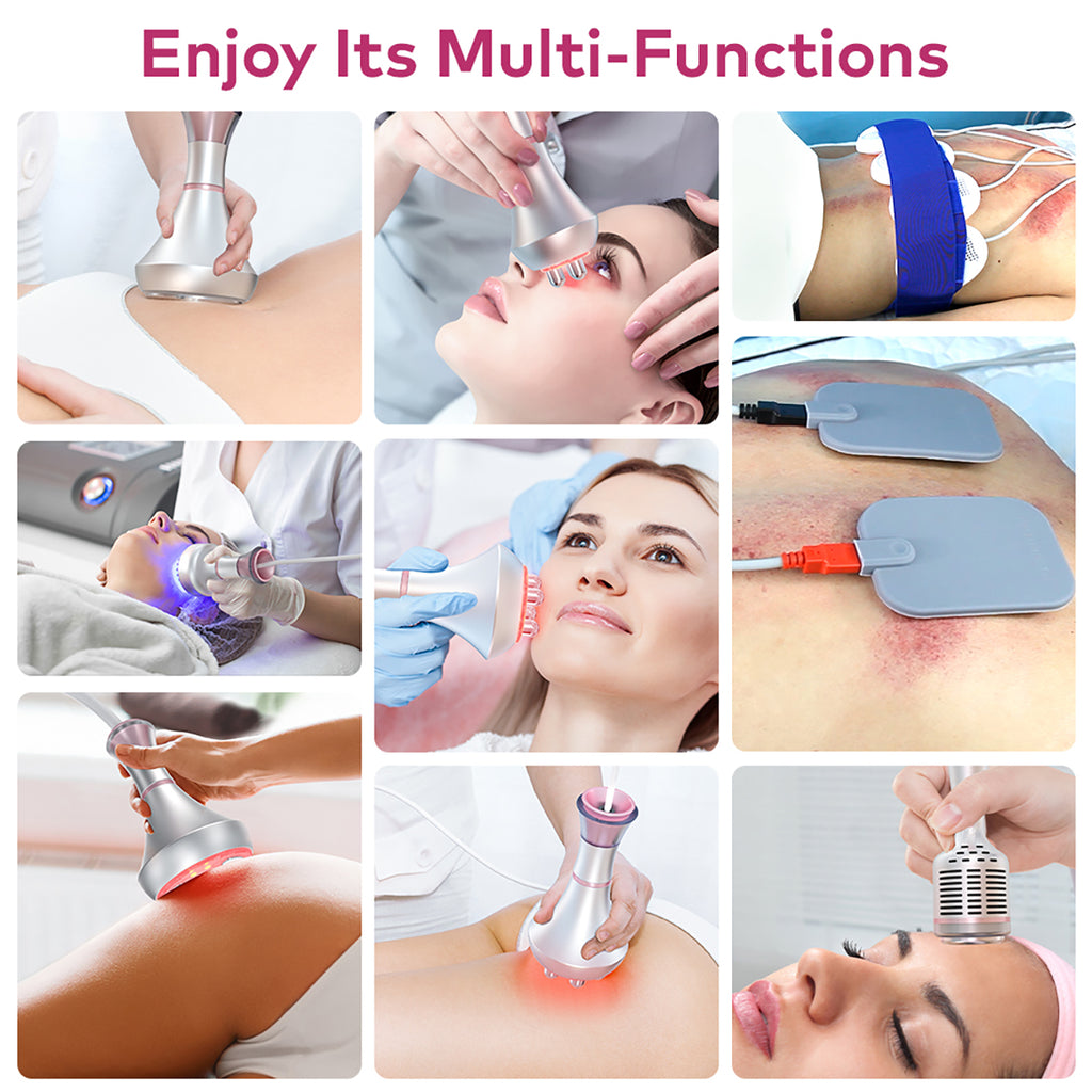 SQ90E Plus — аппарат кавитации 80K и RF, 9 в 1 с лазерными и микротоковыми панелями