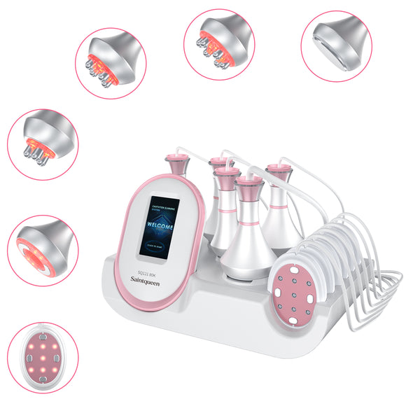 SQ121B Pro — аппарат кавитации 80K и RF с лазерными и микротоковыми панелями, 6 в 1