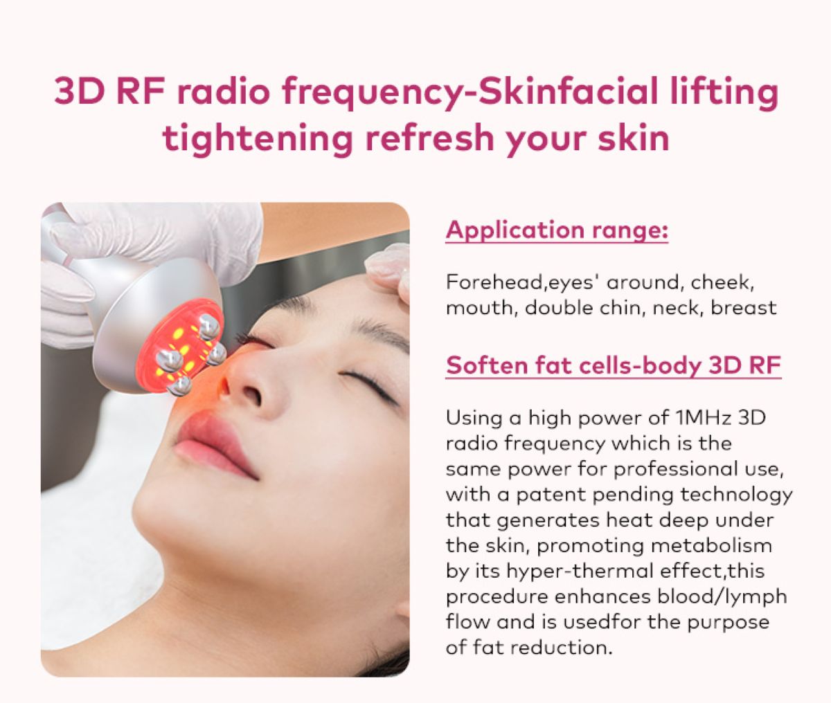 SQ121B Pro — аппарат кавитации 80K и RF с лазерными и микротоковыми панелями, 6 в 1