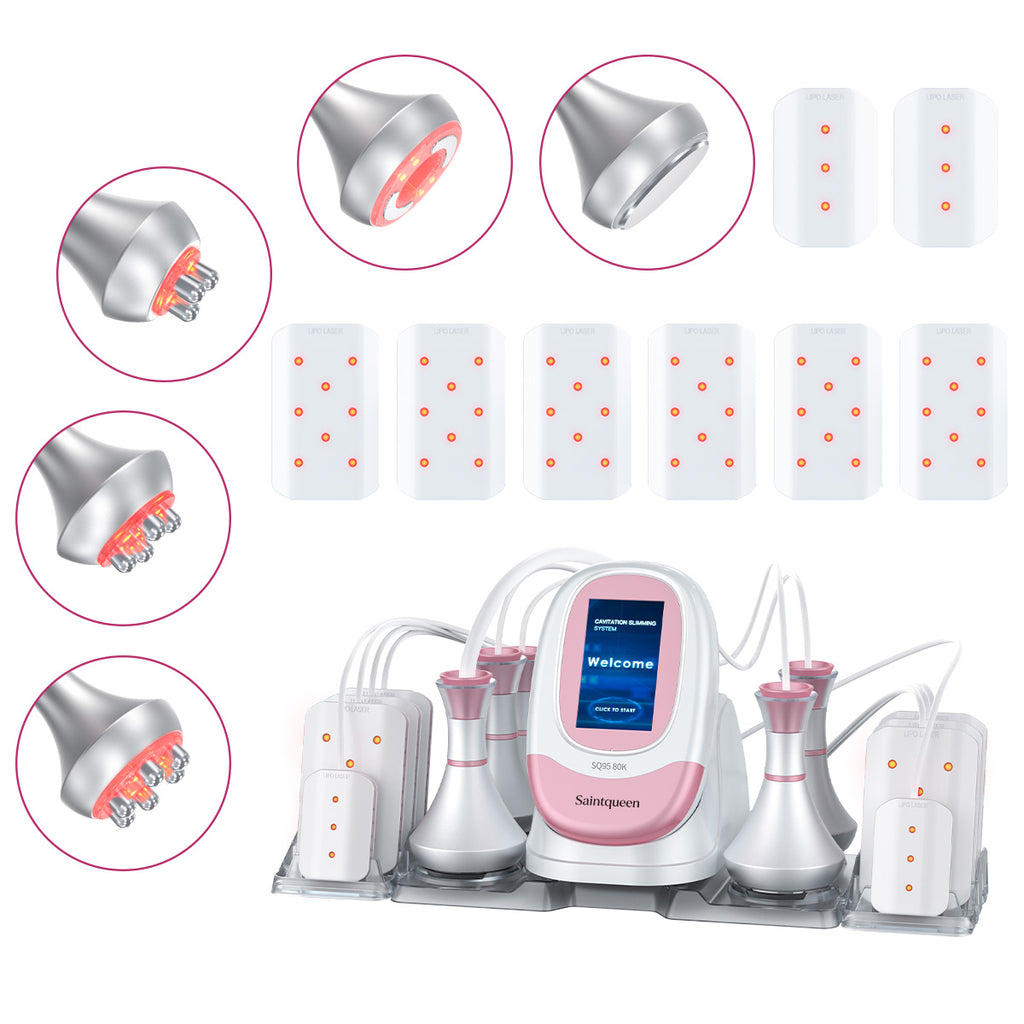 SQ95C Pro — аппарат кавитации 80K, RF и лазерного ухода, 6 в 1