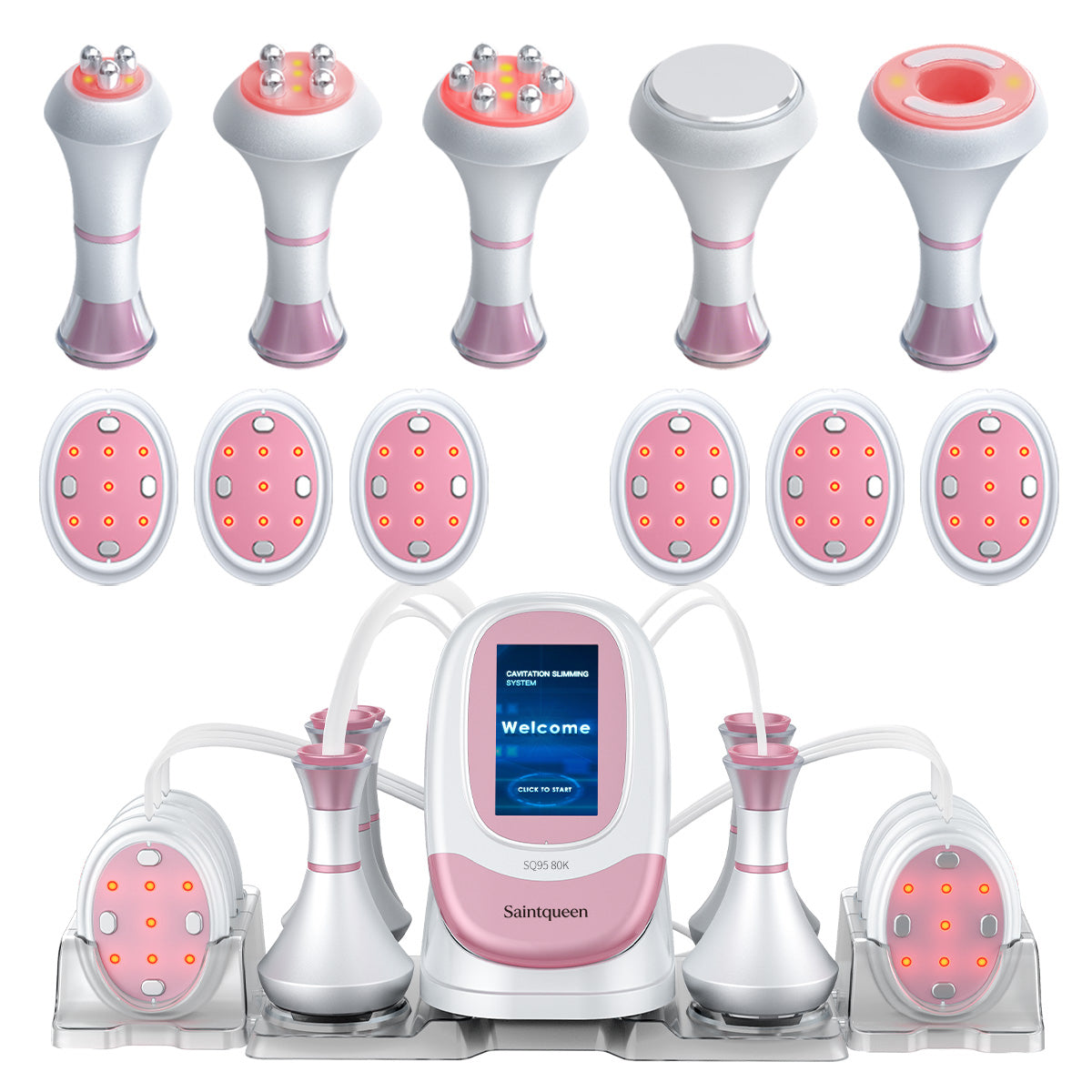SQ95B Pro — аппарат кавитации 80K, RF, вакуума и EMS, 6 в 1